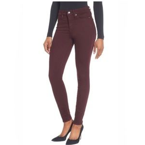 Good American Jeans - Good American good legs burgundy jeans Good American Jeans - Good American good legs burgundy jeans